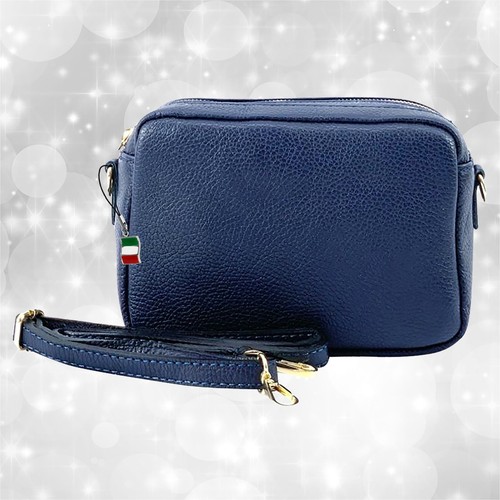 Borsa blu pelle - , media