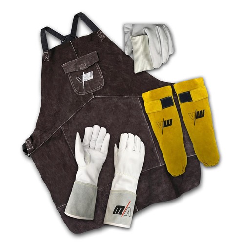 Set protezione saldatore pelle